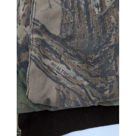 Vintage Redhead Camo Jacket Coat Quilted Men's XXL 50/50 Cotton‎ Hood Realtree - Picture 2 of 15
